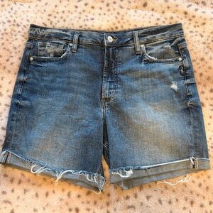 Silver Jean Co Womens Size 31 Lightly Distressed Denim Shorts